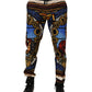 Multicolor Julias Ceasar Print Tapered Pants