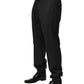 Black Wool Formal Dress Men Trouser Pants