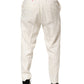 White Linen Formal Dress Men Trouser Pants