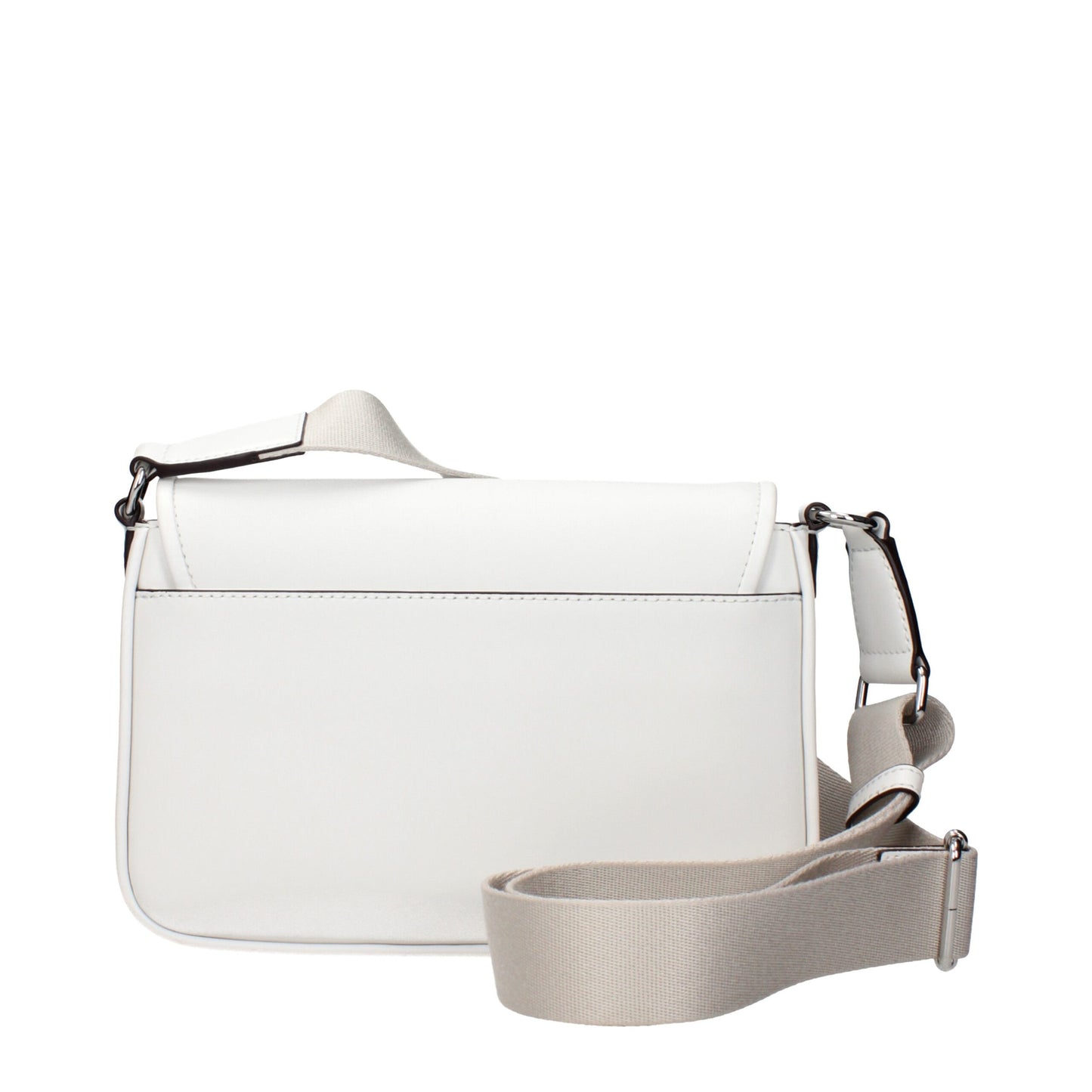 White Leather Crossbody Bag