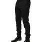 Black Cotton Formal Dress Men Trouser Pants