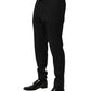 Black Wool Formal Dress Men Trouser Pants