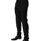 Black Wool Formal Dress Men Trouser Pants
