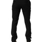 Black Wool Formal Dress Men Trouser Pants