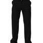 Black Wool Formal Dress Men Trouser Pants