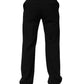 Black Wool Formal Dress Men Trouser Pants