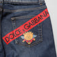 Blue Cotton Stretch Skinny Men Denim Jeans