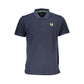 Blue Cotton Polo Shirt