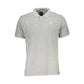 Gray Cotton Polo Shirt