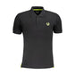 Black Cotton Polo Shirt