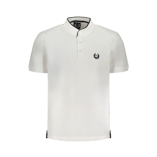 White Cotton Polo Shirt