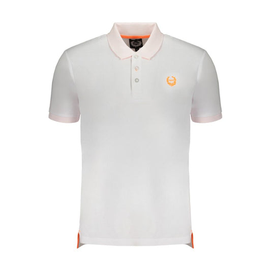 White Cotton Polo Shirt