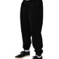 Black Cotton Sacred-Heart Men Jogger Pants