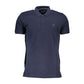 Blue Cotton Polo Shirt