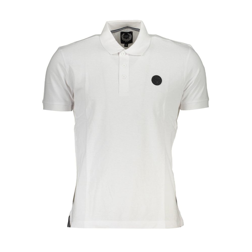 White Cotton Polo Shirt