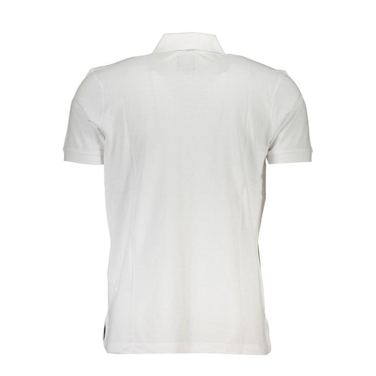 White Cotton Polo Shirt