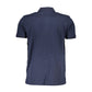 Blue Cotton Polo Shirt