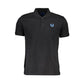 Black Cotton Polo Shirt