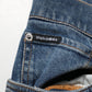 Blue Tattered Cotton Skinny Men Denim Jeans