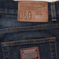 Dark Blue Cotton Skinny Men Denim Jeans