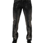 Black Washed Slim Fit Men Denim Trouser Jeans