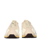 Beige Fabric Athletic Sneakers