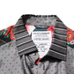 Multicolor Patchwork Long Sleeves Silk Shirt