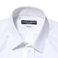 White Cotton GOLD Formal Men Dress Shirt