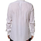 White Cotton MARTINI DG Patch Dress Shirt