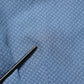 Blue Cotton Slim Fit Collared Long Sleeve Casual Shirt