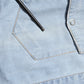 Blue Denim Collared Long Sleeve Men Shirt