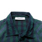 Green Checkered Cotton Button Down Long Sleeves Shirt