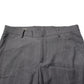 Gray Polyester Formal Dress Trouser Pants