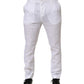 White Linen Formal Dress Trouser Pants