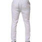 White Linen Formal Dress Trouser Pants