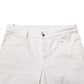 White Mid Waist Skinny Fit Denim Casual Trouser Jeans