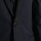 Blue Wool MARTINI 1 Button Men 3 Piece Suit