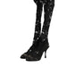 Black Pumps Taormina Lace Socks Boots Shoes