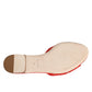 Red Devotion Lace Flats Slip On Sandals Shoes