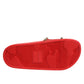 Red Sacred Heart Stud Slides Beachwear Shoes
