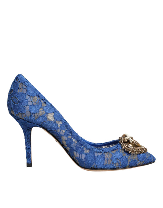 Blue Taormina Lace DEVOTION Pumps Shoes \