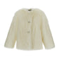White Modacrylic Jackets & Coat