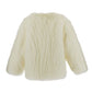 White Modacrylic Jackets & Coat