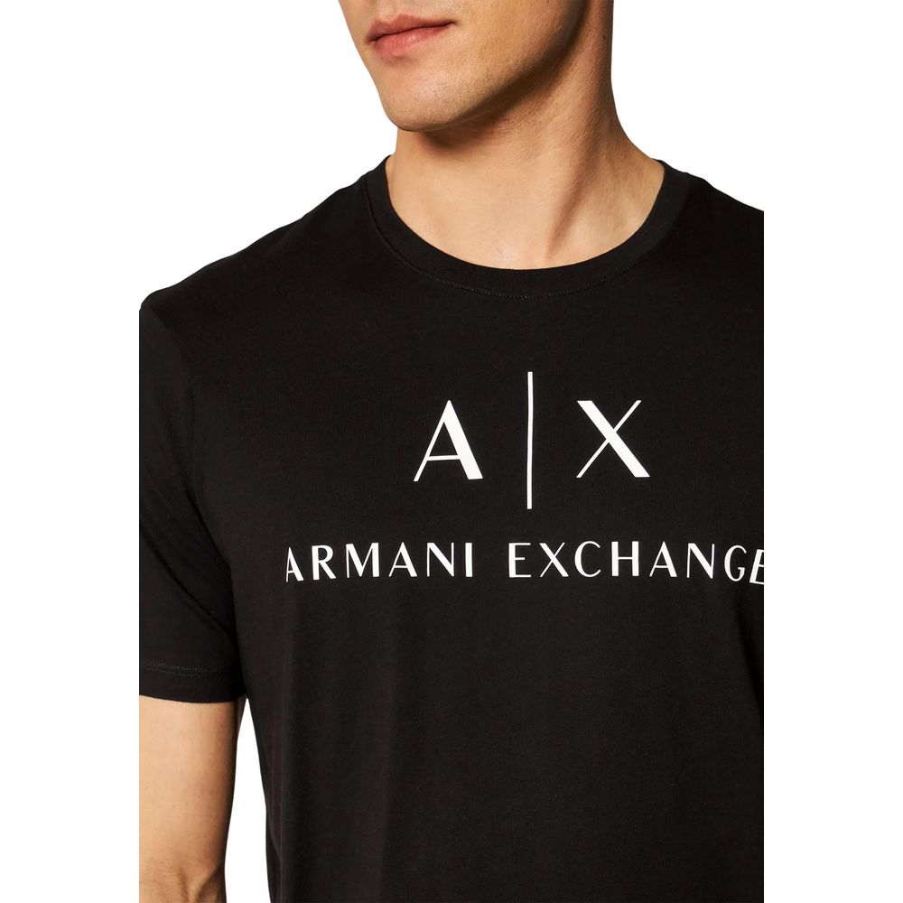 Black Cotton T-Shirt