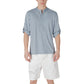 Blue Cotton T-Shirt