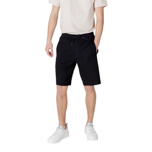 Black Cotton Bermuda