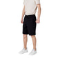 Black Cotton Bermuda
