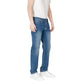 Blue Cotton Skinny Jean