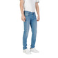 Blue Cotton Skinny Jean