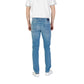 Blue Cotton Skinny Jean